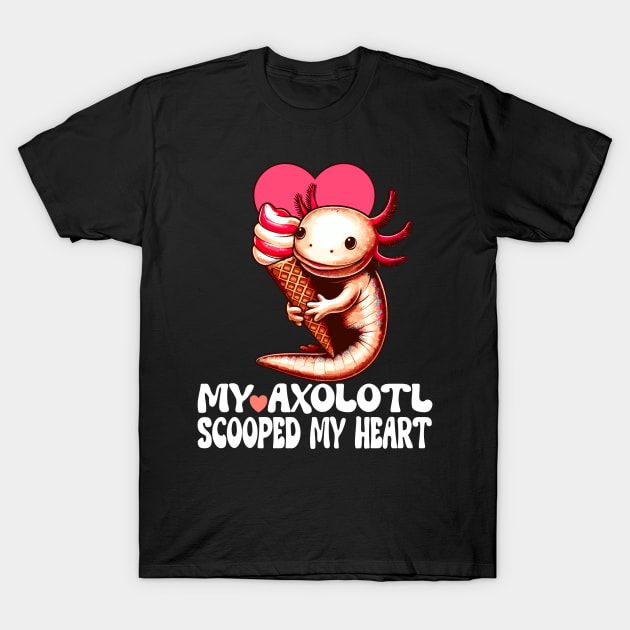 Axolotl Pet T-Shirt by Outrageous Flavors